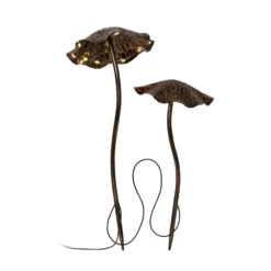 Lámpara decorativa LED Lumini, marrón/bronce, con estaca para clavar en el