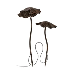 Lámpara decorativa LED Lumini, marrón/bronce, con estaca para clavar en el