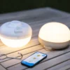Lámpara decorativa LED Newgarden Cherry, blanca