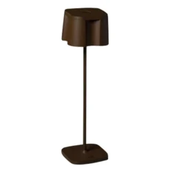 Lámpara decorativa LED Nice, puerto USB, óxido