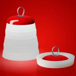 Lámpara decorativa LED para exteriores Foscarini Cri Cri, roja