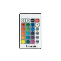 Lámpara decorativa LED solar Liedra de Lindby, juego de 3, RGBW, atenuable