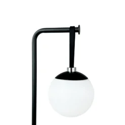 Lámpara decorativa recargable LED Odin de Dyberg Larsen, negro/blanco, IP44