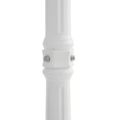Lámpara de exterior Edana de Lindby, 211 cm, blanca, metal, E27, IP44