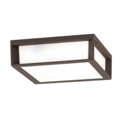 Lámpara de exterior Henry, corten, aluminio fundido a presión, E27, IP44