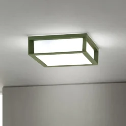 Lámpara de exterior Henry, verde, aluminio fundido a presión, E27, IP44