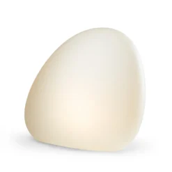 Lámpara de exterior Stone M, 50 x 50 cm, blanca, plástico, IP44