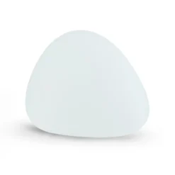 Lámpara de exterior Stone S, 45 x 30 cm, blanca, plástico, IP44