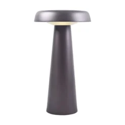 Lámpara de mesa LED Arcello atenuable, antracita