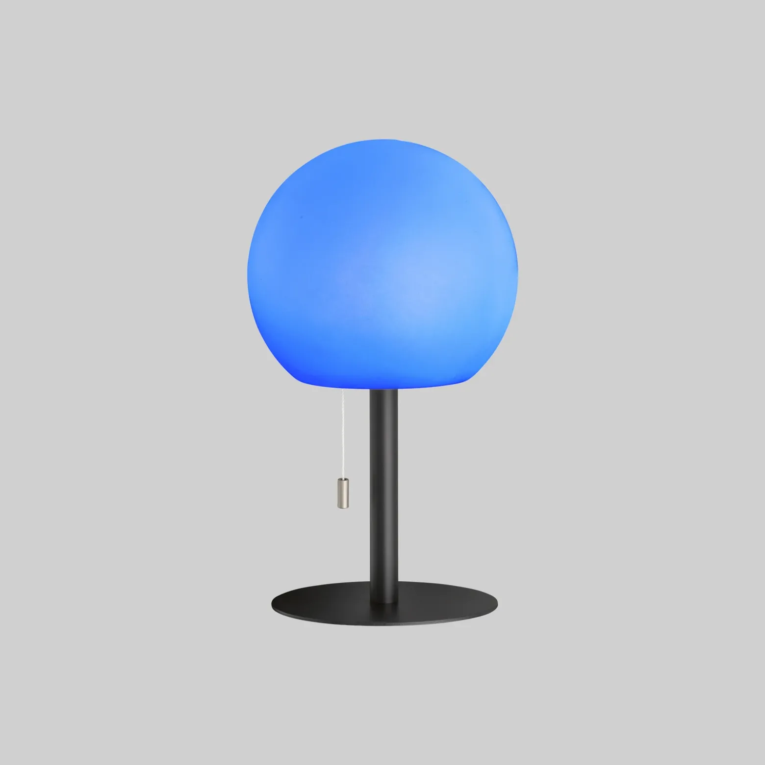 Lámpara de mesa LED batería Trivento, negro arena