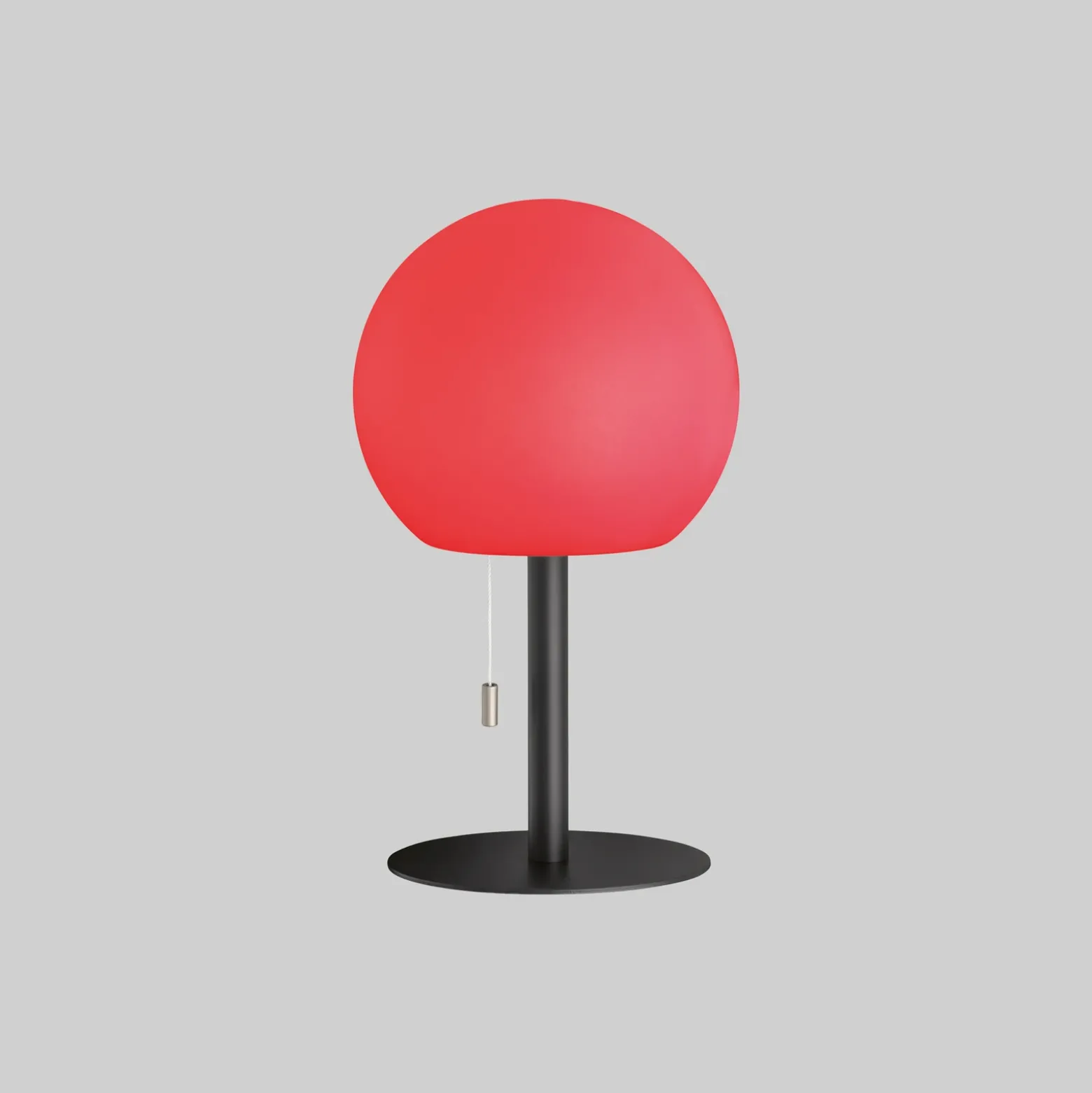 Lámpara de mesa LED batería Trivento, negro arena
