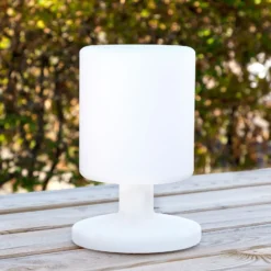 Lámpara de mesa LED Ben para interior y exterior, batería recargable