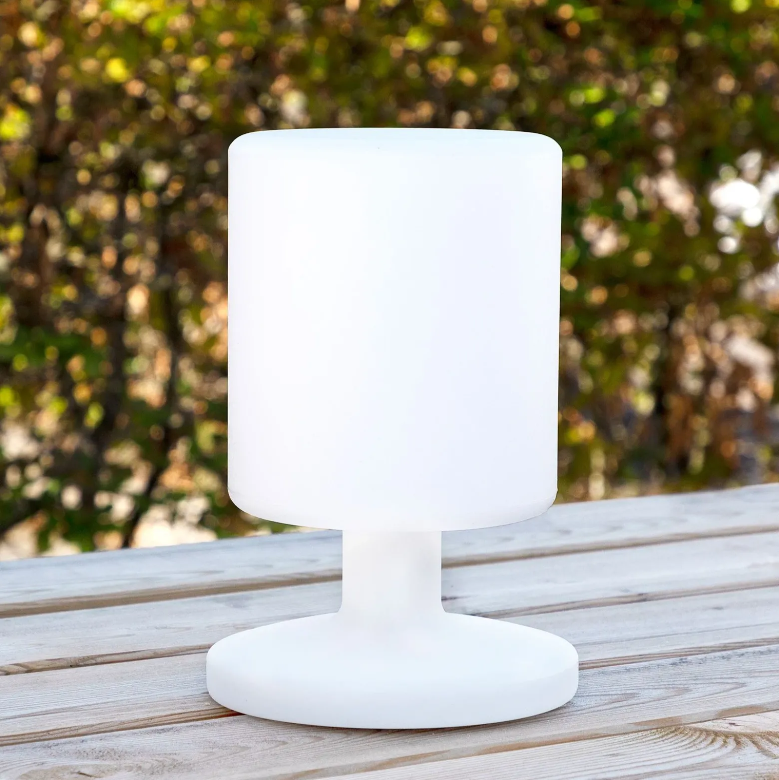Lámpara de mesa LED Ben para interior y exterior, batería recargable