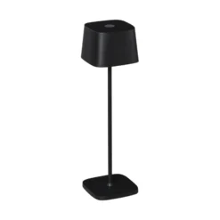 Lámpara de mesa LED Capri para exterior, negro
