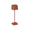 Lámpara de mesa LED Capri para exterior terracotta