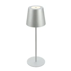 Lámpara de mesa LED con batería 7508014 cromo mate 2.700 K IP44 Touchdim