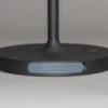 Lámpara de mesa LED con batería Flus, negro/blanco