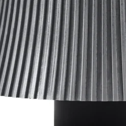Lámpara de mesa LED con batería recargable Lindby Linor, gris humo, USB,