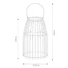 Lámpara de mesa LED Fjara, negra