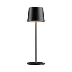 Lámpara de mesa LED Gilo de Paulmann, negra, plástico, IP44