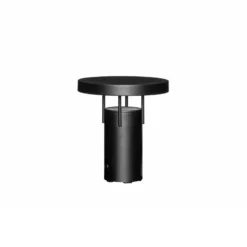 lámpara de mesa LED HÜBSCH BringMe Mini, negro mate, 20 cm