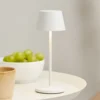 Lámpara de mesa LED LOOM DESIGN Modi Micro, IP65, blanca