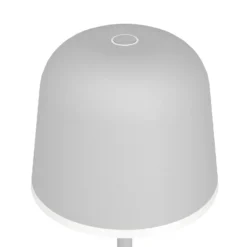 Lámpara de mesa LED Mannera con batería, gris