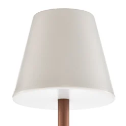 Lámpara de mesa LED Newgarden Lola Slim con batería, oro rosa