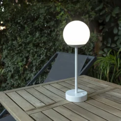 Lámpara de mesa LED Newgarden Norai Slim, antracita