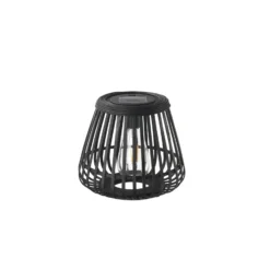 Lámpara de mesa LED Pauleen SUNSHINE GLIMMER, negra, IP44