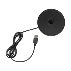 Lámpara de mesa LED Positano para exterior, negro