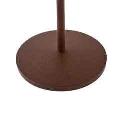 Lámpara de mesa LED recargable Lindby Arietty, marrón, atenuable, IP65