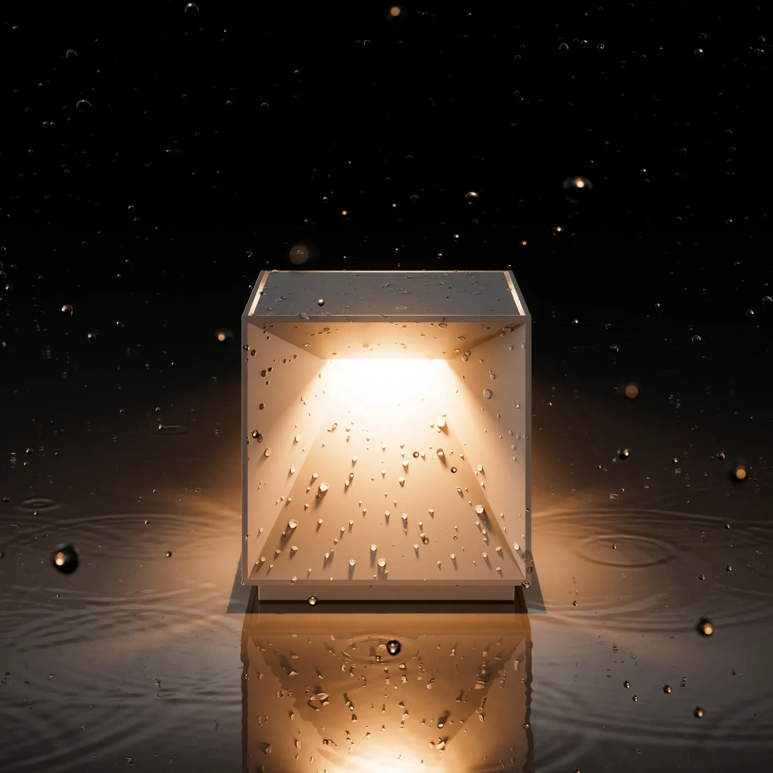 Lámpara de mesa LED recargable Nutalis, gris niebla, IP54, atenuable