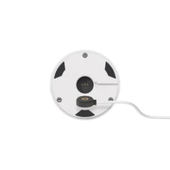 Lámpara de mesa LED recargable Nudrop mini, blanco nieve, IP54, atenuable