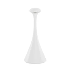 Lámpara de mesa LED recargable Nudrop mini, blanco nieve, IP54, atenuable