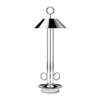 Lámpara de mesa LED recargable Nudiderot, cromo, aluminio, IP54, atenuable