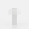 Lámpara de mesa LED recargable Ponente, Ø 16 cm, blanca, CCT, atenuable