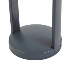 Lámpara de mesa LED recargable Lindby Kalevi, negra, aluminio, CCT
