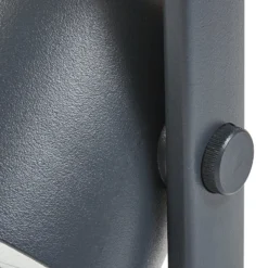 Lámpara de mesa LED recargable Lindby Kalevi, negra, aluminio, CCT