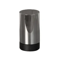 Lámpara de mesa LED recargable Fenya, negro/gris humo Altura 14 cm IP54