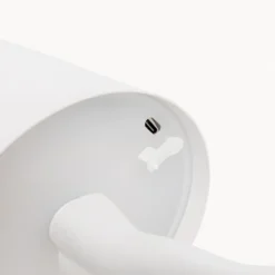 Lámpara de mesa LED recargable KARE Animal Rabbit, blanca, IP54, 29 cm