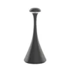 Lámpara de mesa LED recargable Nudrop mini, gris grafito, IP54, atenuable