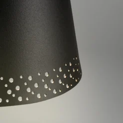 Lámpara de mesa LED recargable Kiki, negra, IP44, 3.000K