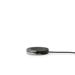 Lámpara de mesa LED recargable Trip No. 2, gris ceniza/gris, mármol, cristal