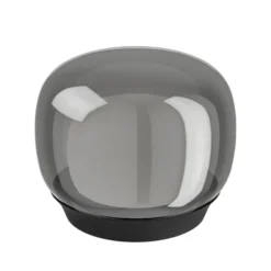 Lámpara de mesa LED recargable EGLO STROVE, gris, altura 13 cm, IP44, atenuable