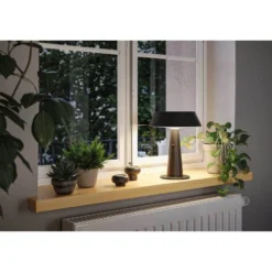 Lámpara de mesa LED Soala de Paulmann, color antracita, 31 cm, IP44