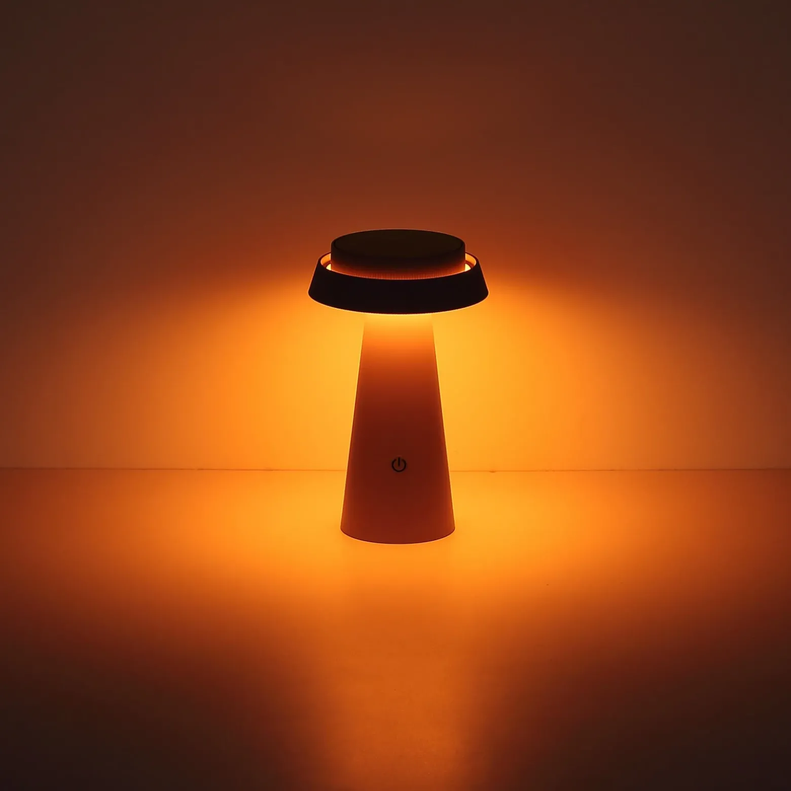 Lámpara de mesa LED solar 36624, rosa, batería recargable, CCT, IP54, atenuable