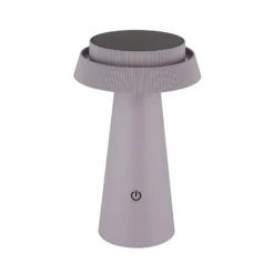 Lámpara de mesa LED solar 36624, rosa, batería recargable, CCT, IP54, atenuable