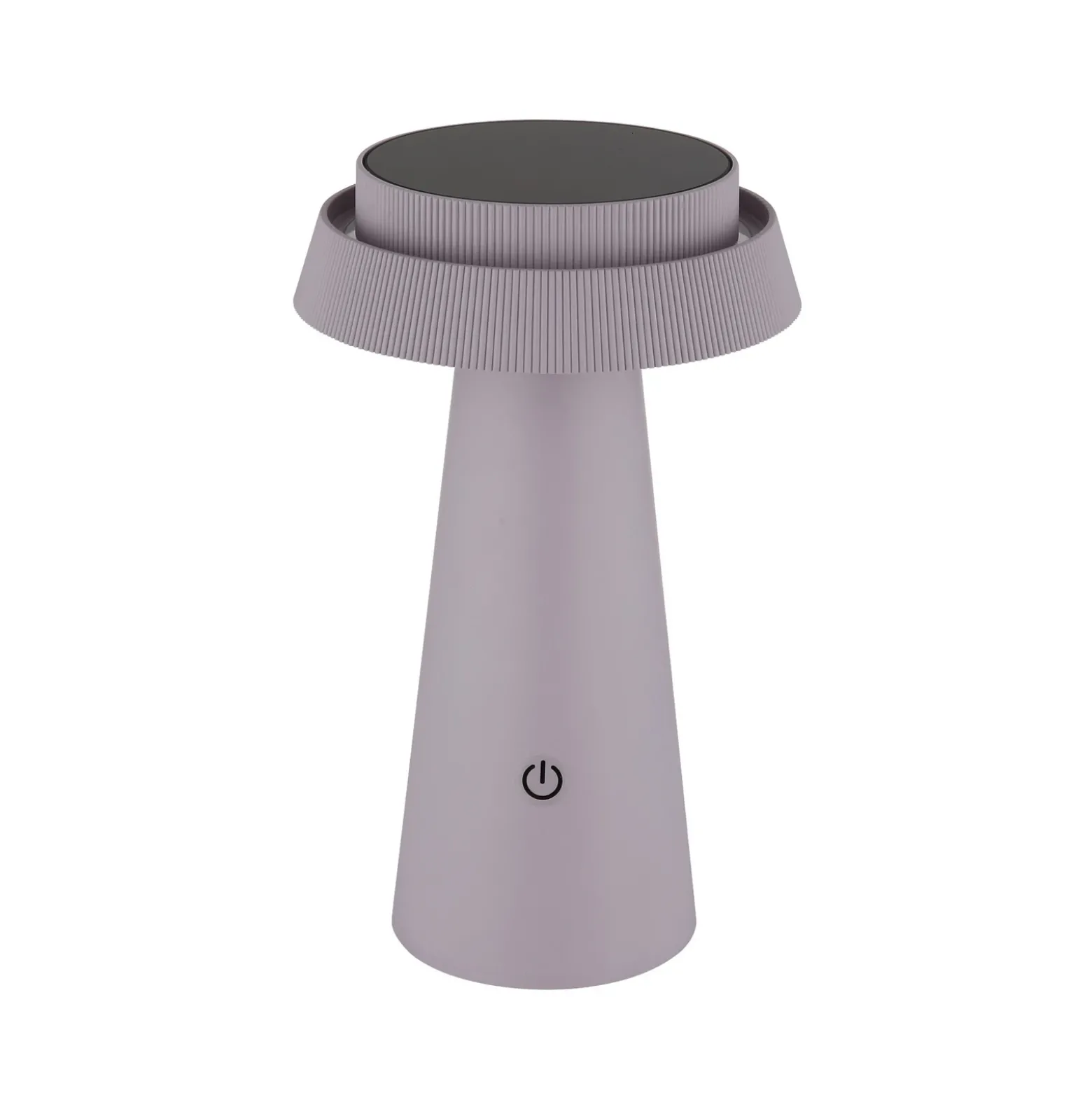 Lámpara de mesa LED solar 36624, rosa, batería recargable, CCT, IP54, atenuable