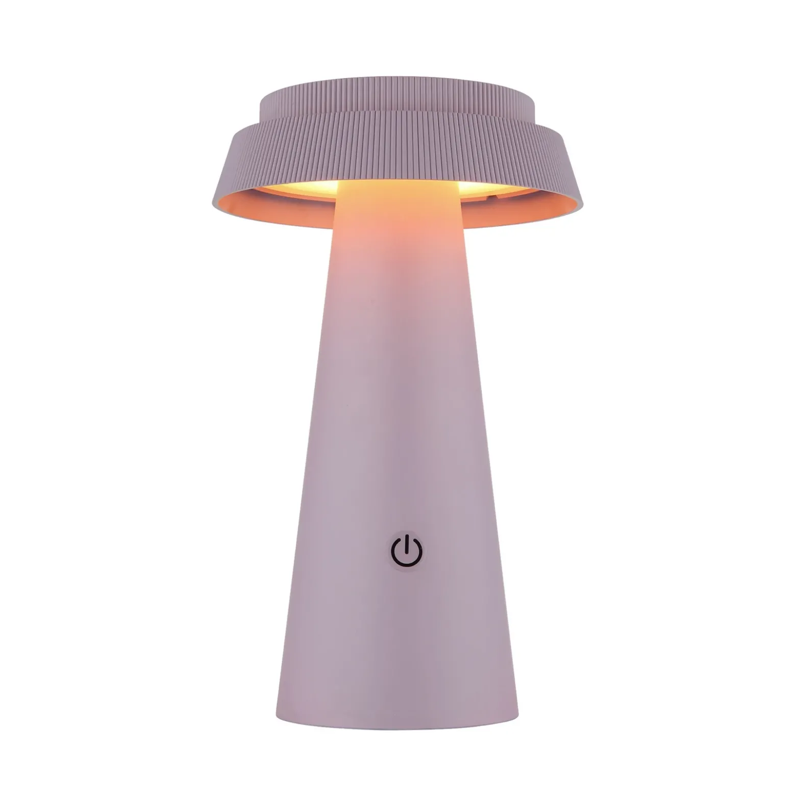 Lámpara de mesa LED solar 36624, rosa, batería recargable, CCT, IP54, atenuable